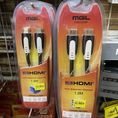 MGL1.8, 3, 5m High Speed HDMI with Ethernet Channel Technology  YHD2933BP